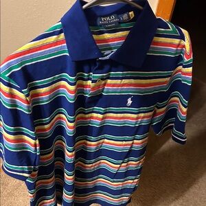 Polo by Ralph Lauren Kids Striped Blue Shirt